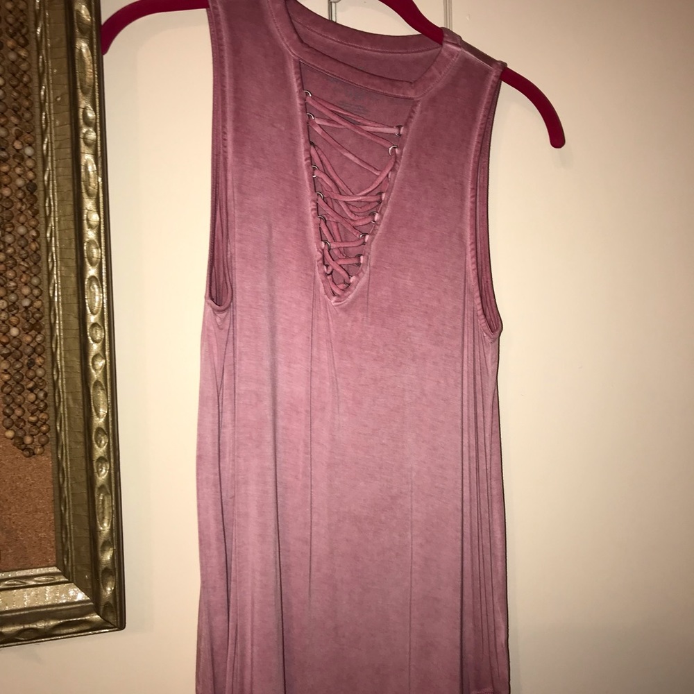 Pink tank top
